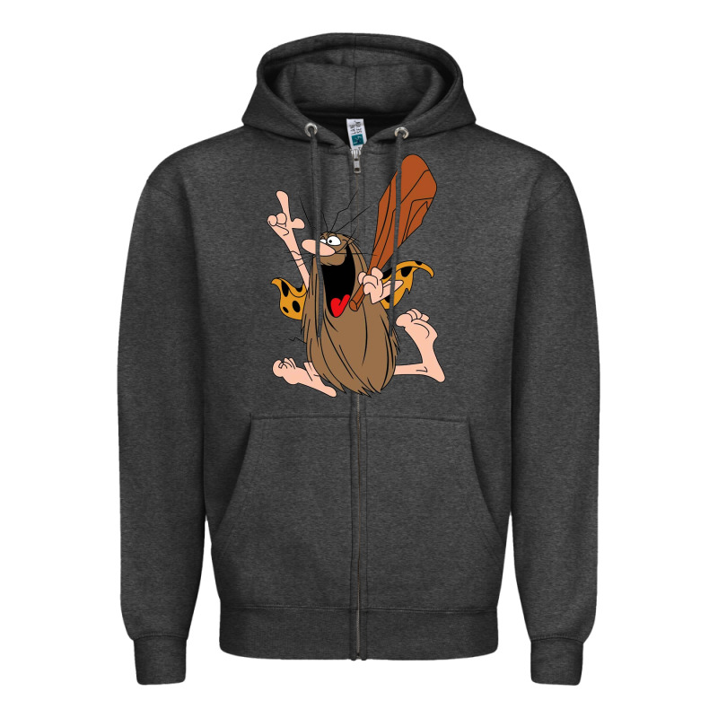 Newcaptain Caveman Zipper Hoodie by linhVisuals | Teevron