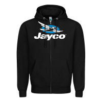 Black Jayco Bicycling Bike Zipper Hoodie - linhVisuals