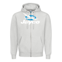 Dove Grey Jayco Bicycling Bike Zipper Hoodie - linhVisuals