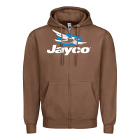 Chestnut Jayco Bicycling Bike Zipper Hoodie - linhVisuals
