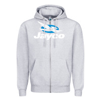 Heather Grey Jayco Bicycling Bike Zipper Hoodie - linhVisuals