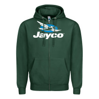 Sports Green Jayco Bicycling Bike Zipper Hoodie - linhVisuals