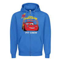 True Royal newcars lightning mcqueen Zipper Hoodie - linhVisuals