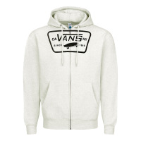 Oatmeal Heather newca vans ny Zipper Hoodie - linhVisuals