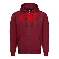 Burgundy newcherry coke Zipper Hoodie - linhVisuals