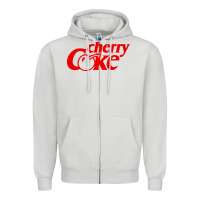 Dove Grey newcherry coke Zipper Hoodie - linhVisuals