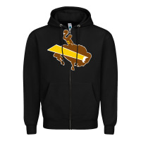 Black wyoming josh Zipper Hoodie - linhVisuals