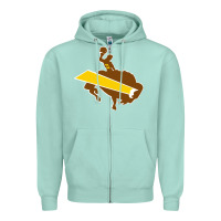 Seafoam wyoming josh Zipper Hoodie - linhVisuals