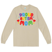 Mushroom LIL Autism Mom Long Sleeve Tee - CowhideDigitalArt
