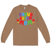 Toasted Coconut LIL Autism Mom Long Sleeve Tee - CowhideDigitalArt