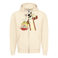 Sandshell calvin Zipper Hoodie - linhVisuals