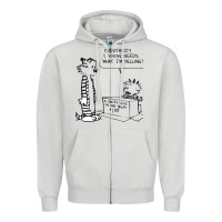 Dove Grey calvin Zipper Hoodie - linhVisuals