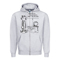 Heather Grey calvin Zipper Hoodie - linhVisuals