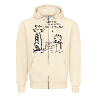 Sandshell calvin Zipper Hoodie - linhVisuals