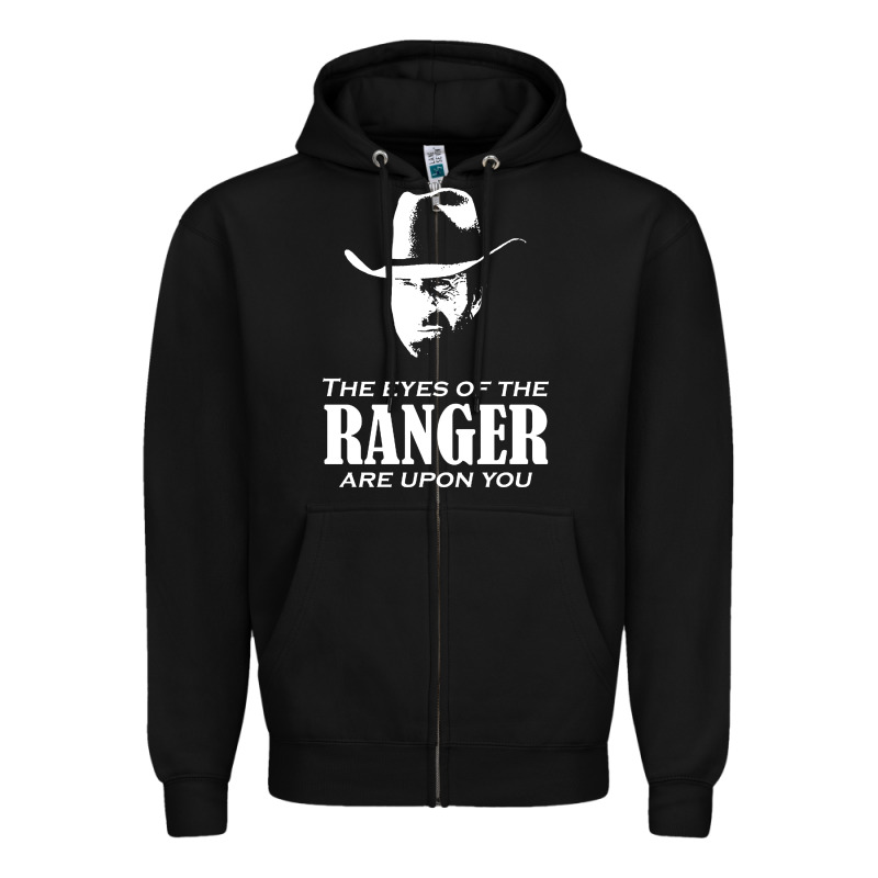 Walker Texas Ranger Merchandise Zipper Hoodie by linhVisuals | Teevron
