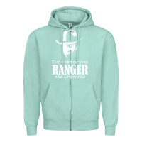 Seafoam walker texas ranger merchandise Zipper Hoodie - linhVisuals