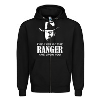 Black walker texas ranger merchandise Zipper Hoodie - linhVisuals