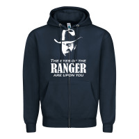 Navy walker texas ranger merchandise Zipper Hoodie - linhVisuals