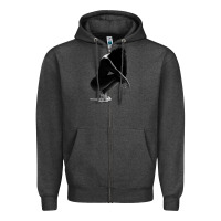 Charcoal Heather K. Michelle Zipper Hoodie - linhVisuals