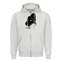 Dove Grey K. Michelle Zipper Hoodie - linhVisuals