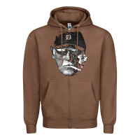 Chestnut newcigarette smoking jim leyland Zipper Hoodie - linhVisuals