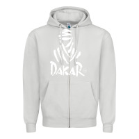 Dove Grey rally dakar paris merch Zipper Hoodie - linhVisuals