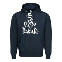 Navy rally dakar paris merch Zipper Hoodie - linhVisuals