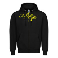 Black Call Me By Your Name Zipper Hoodie - linhVisuals