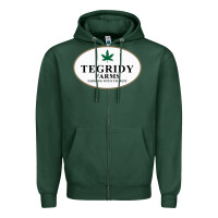 Sports Green tegridy farms Zipper Hoodie - linhVisuals