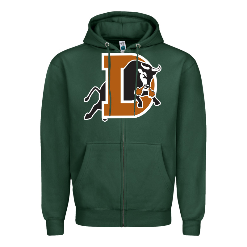 Durham-bulls Zipper Hoodie by linhVisuals | Teevron