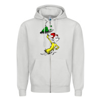 Dove Grey green eggs and ham Zipper Hoodie - linhVisuals