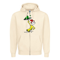 Sandshell green eggs and ham Zipper Hoodie - linhVisuals