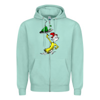 Seafoam green eggs and ham Zipper Hoodie - linhVisuals