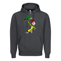 Smoke green eggs and ham Zipper Hoodie - linhVisuals