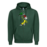 Sports Green green eggs and ham Zipper Hoodie - linhVisuals