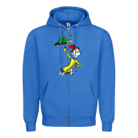 True Royal green eggs and ham Zipper Hoodie - linhVisuals