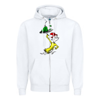 White green eggs and ham Zipper Hoodie - linhVisuals