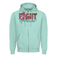 Seafoam fight for a cure Zipper Hoodie - JahusDesignShop