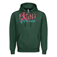 Sports Green fight for a cure Zipper Hoodie - JahusDesignShop