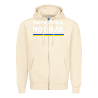 Sandshell make peace not war Zipper Hoodie - linhVisuals