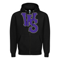 Black winston-salem-dash Zipper Hoodie - linhVisuals
