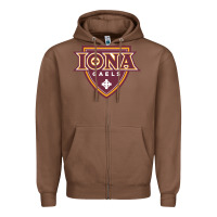 Chestnut iona gaels Zipper Hoodie - linhVisuals