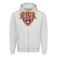 Dove Grey iona gaels Zipper Hoodie - linhVisuals