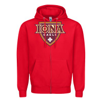 Red iona gaels Zipper Hoodie - linhVisuals