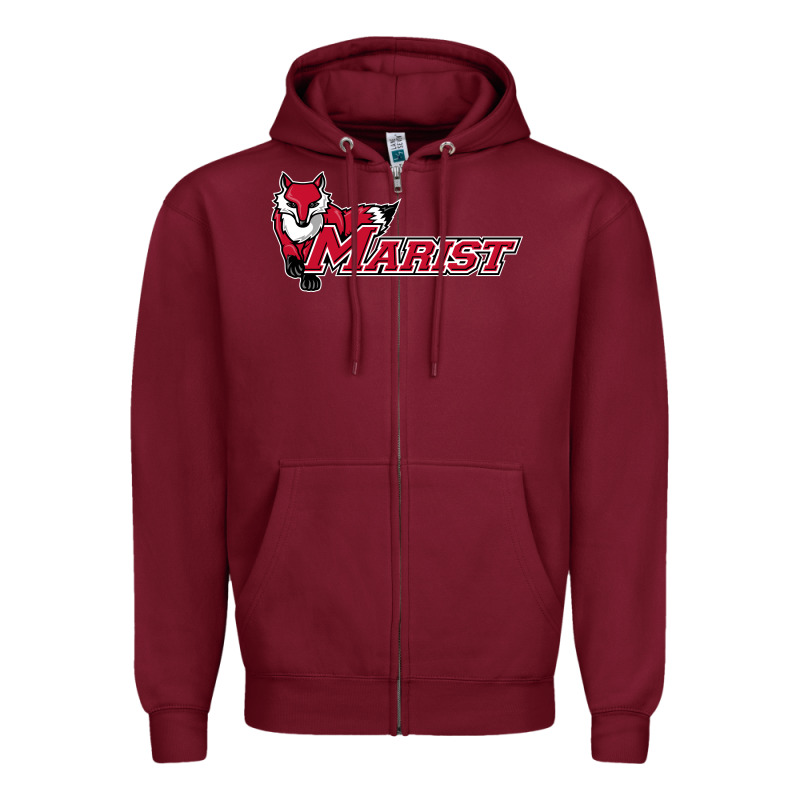 Marist Red Foxes Zipper Hoodie by linhVisuals | Teevron