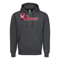Smoke marist red foxes Zipper Hoodie - linhVisuals