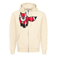 Sandshell marist red foxes Zipper Hoodie - linhVisuals