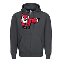 Smoke marist red foxes Zipper Hoodie - linhVisuals