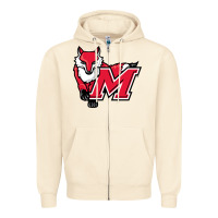 Sandshell marist red foxes Zipper Hoodie - linhVisuals