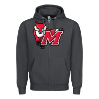 Smoke marist red foxes Zipper Hoodie - linhVisuals